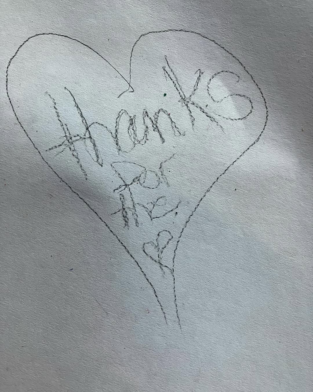 thanks drawing